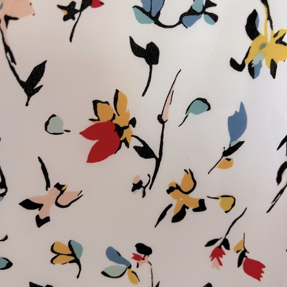 Madewell Tie-Front Mini Dress in Drifting Flowers - Picture 8 of 8